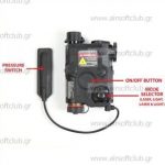 PEQ-15 With Red Laser White LED Illuminator Tan